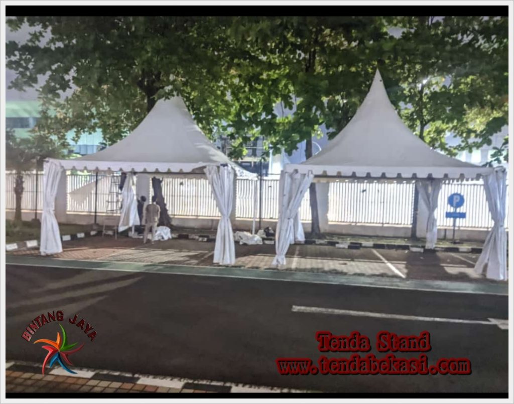 Sewa Tenda Kerucut Stand Untuk Daerah Limo Depok