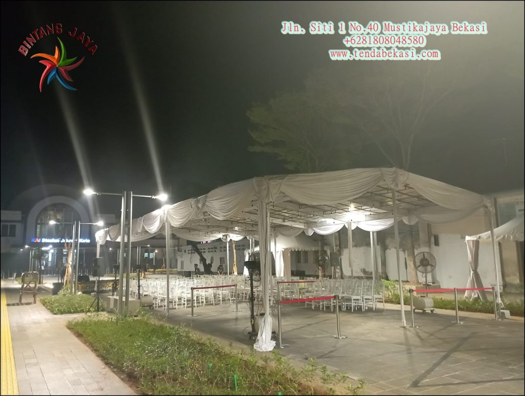 Sewa Tenda Konvensional Set Dekorasi Ready Di Bogor