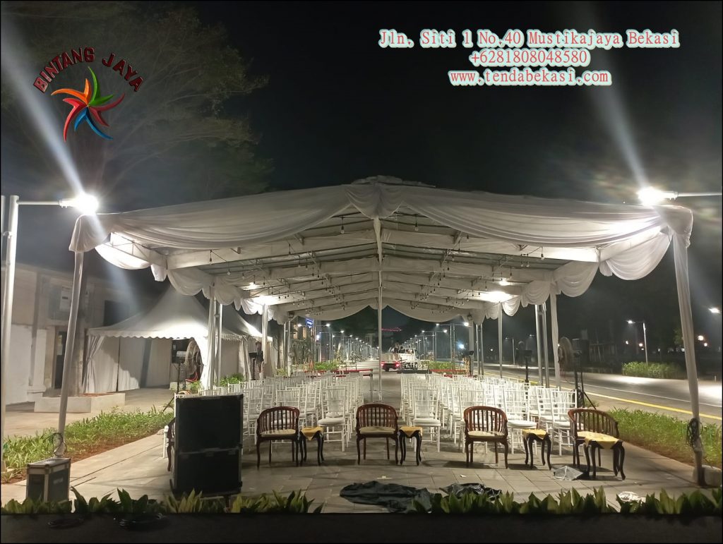 Sewa Tenda Konvensional Set Dekorasi Ready Di Bogor