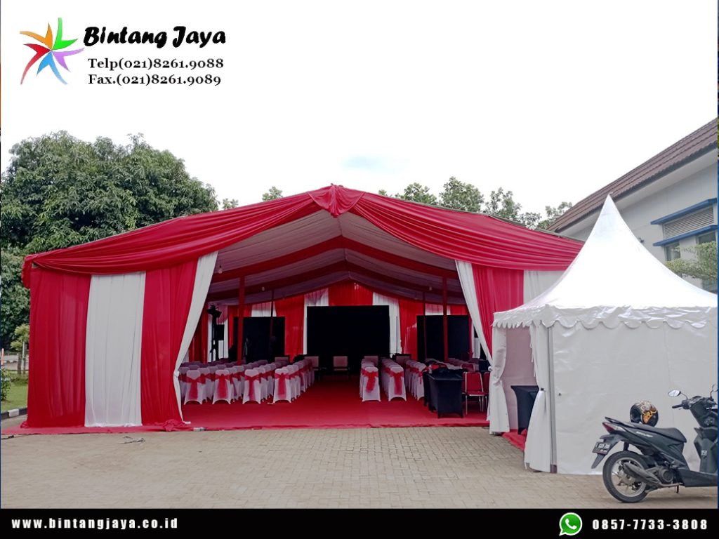 Rental tenda dekorasi serut event jakarta timur murah meriah