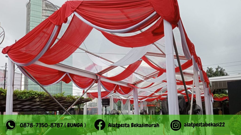 Sewa Tenda Konvensional Atap Transparan