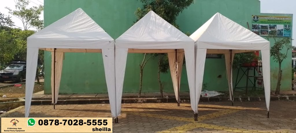 Rental tenda cafe untuk event festifal kuliner Bekasi