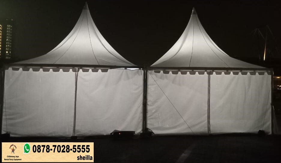 Sewa tenda kerucut atau tenda sarnavil untuk posko Jakarta