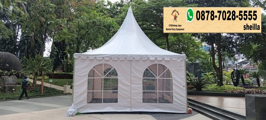 Sewa tenda sarnafil untuk event pameran Depok
