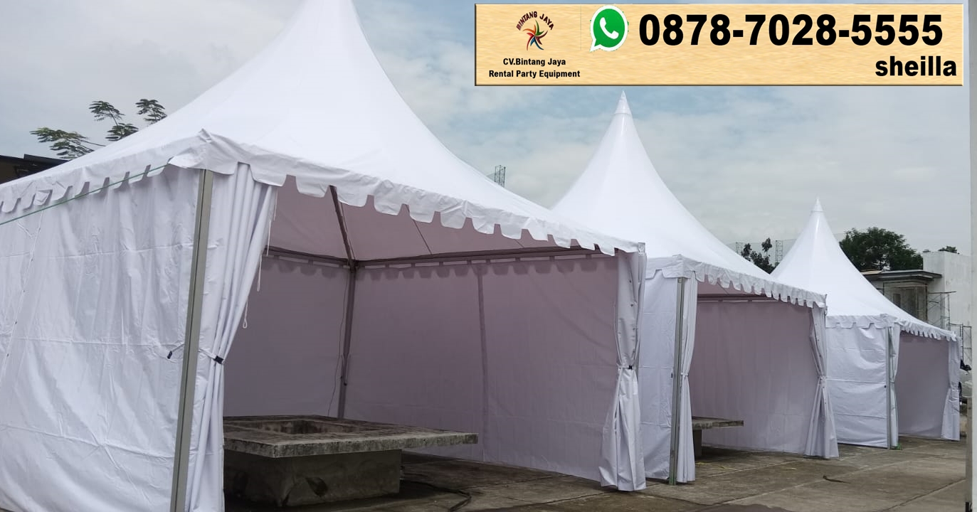Sewa tenda sarnafil 3x3m pelayanan terbaik Jakarta Selatan