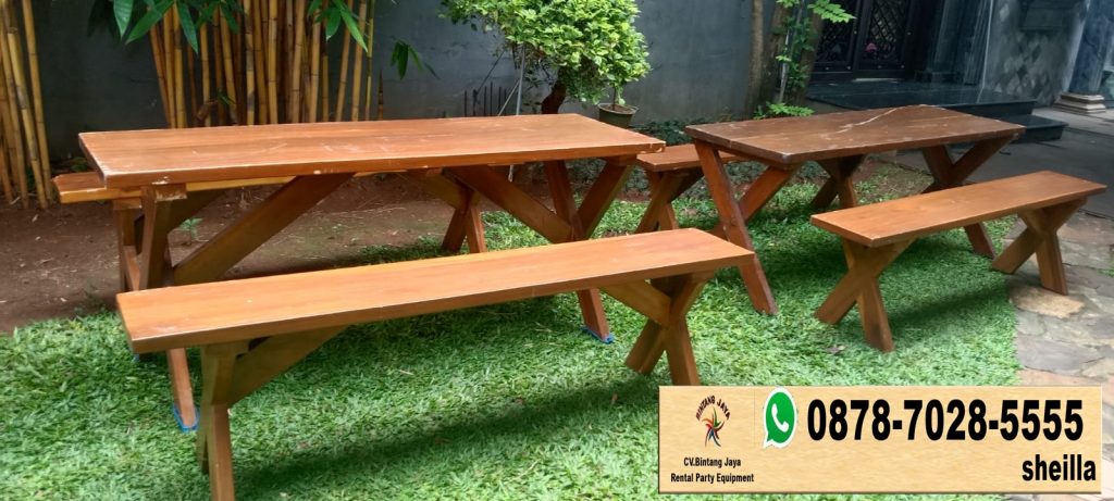 Siap kursi taman kayu extra siap kirim Bogor