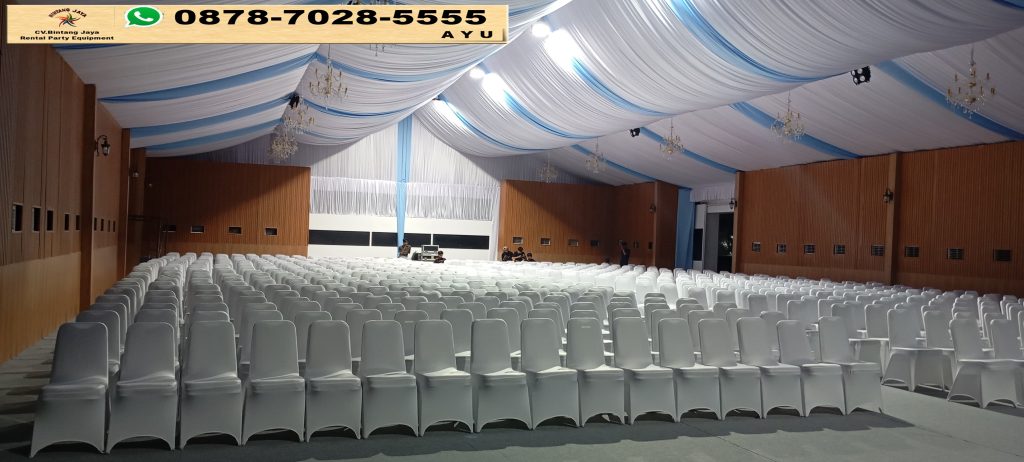 Rental Tenda Serut Kain Rempel Meja Kursi di Jakarta 