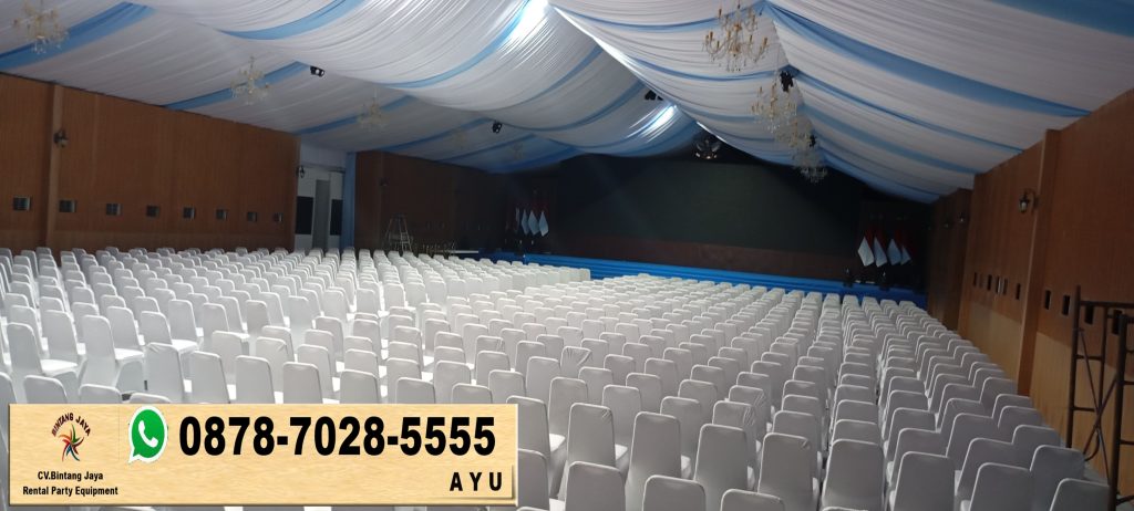 Rental Tenda Serut Kain Rempel Meja Kursi di Jakarta 