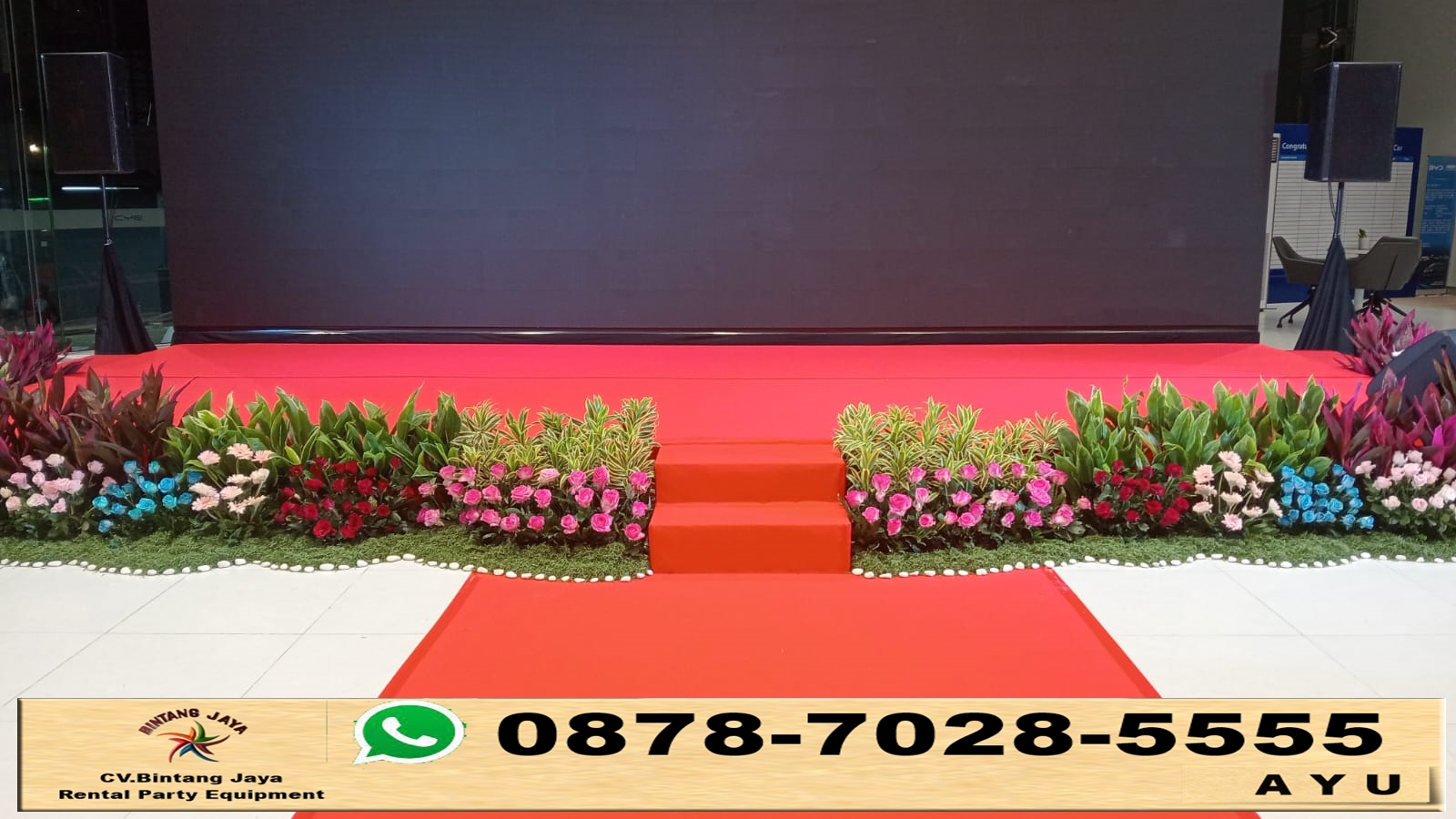 Sewa Panggung Karpet Kursi Dan Mini Garden Jakarta