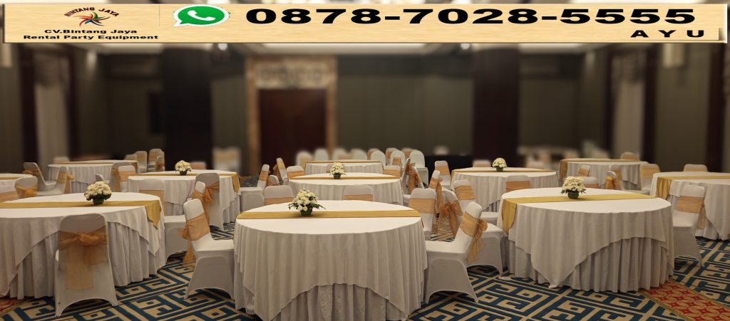 Rental Round Table Dan Kursi Futura Cikini Jakarta